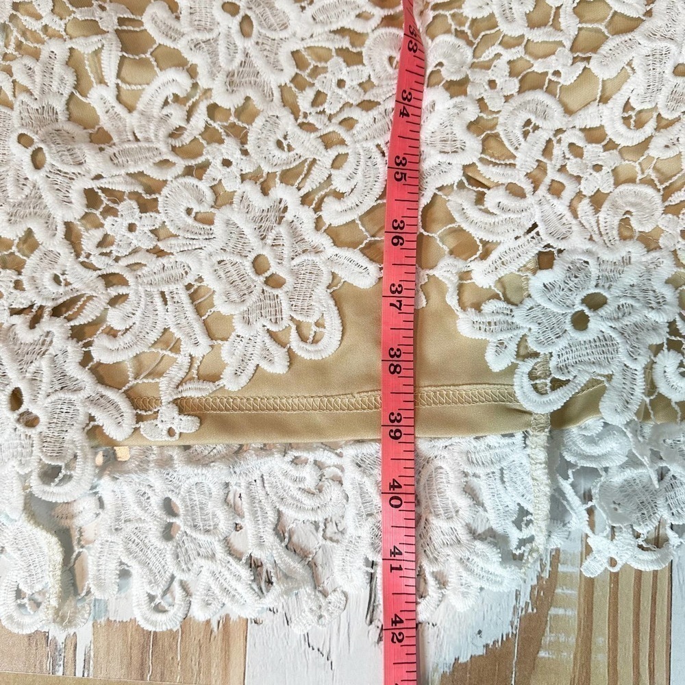 Lulus Keep My Heart White Crochet Lace Formal Dress Size XS - Picture 8 of 13